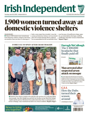 Cover of Irish Independent