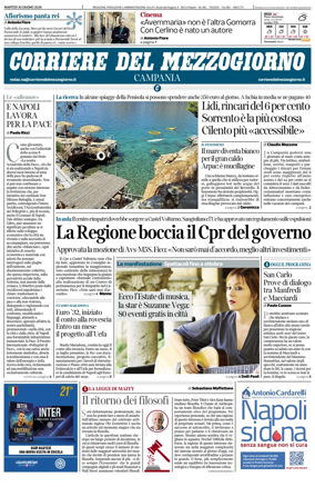 Cover of Corriere del Mezzogiorno (Campania)