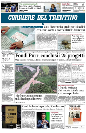 Cover of Corriere del Trentino