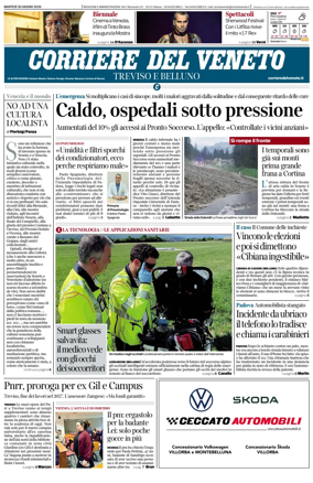 Cover of Corriere del Veneto (Treviso e Belluno)