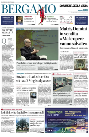 Cover of Corriere della Sera (Bergamo)