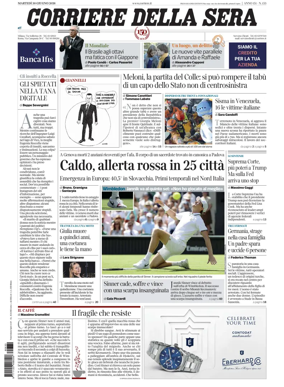 Cover of Corriere della Sera