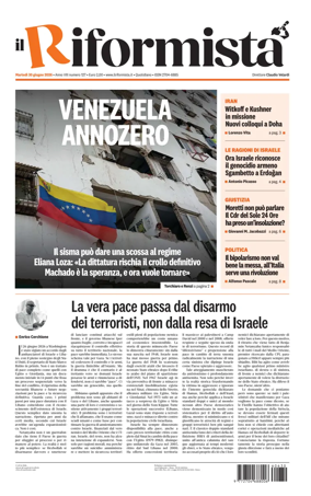 Cover of Il Riformista (Italy)