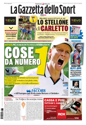Cover of La Gazzetta dello Sport - Roma