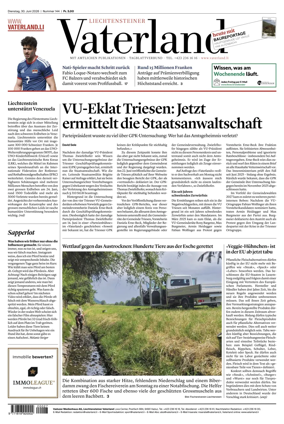 Cover of Liechtensteiner Vaterland
