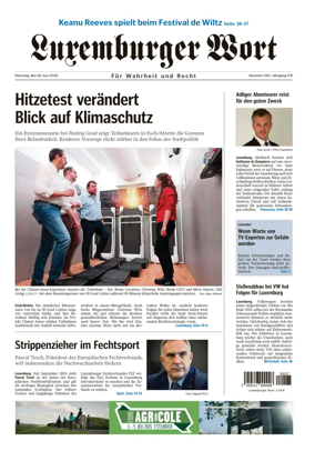 Cover of Luxemburger Wort