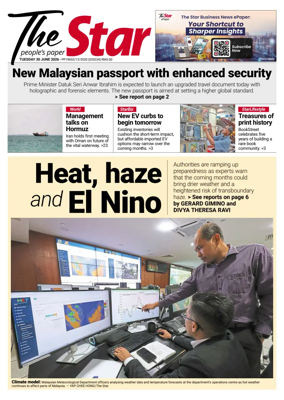 Cover of The Star Malaysia