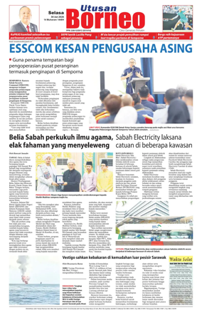 Cover of Utusan Borneo (Sabah)