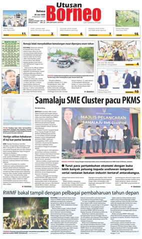 Cover of Utusan Borneo (Sarawak)