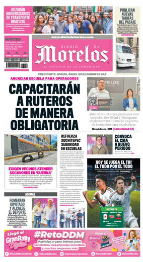 Cover of Diario de Morelos