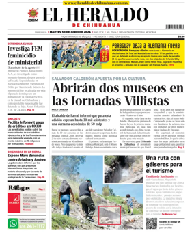 Cover of El Heraldo de Chihuahua