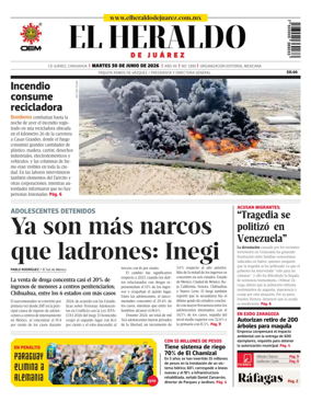 Cover of El Heraldo de Juarez