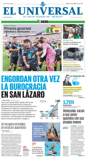 Cover of El Universal