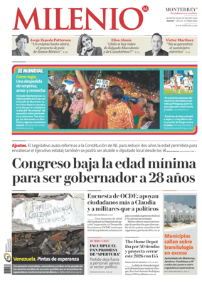 Cover of Milenio Monterrey