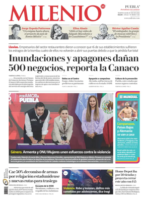 Cover of Milenio Puebla