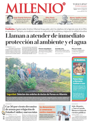 Cover of Milenio Tamaulipas