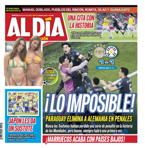 Cover of Periodico Al Dia (Leon)