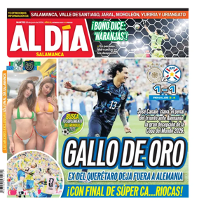 Cover of Periodico Al Dia (Salamanca)