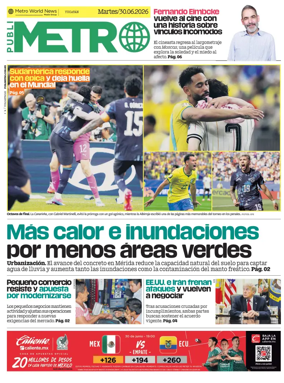 Cover of Publimetro Merida