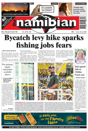 Cover of The Namibian