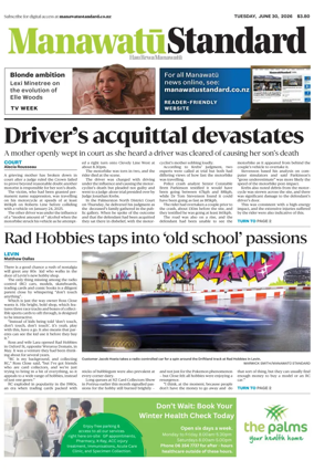 Cover of Manawatu Standard