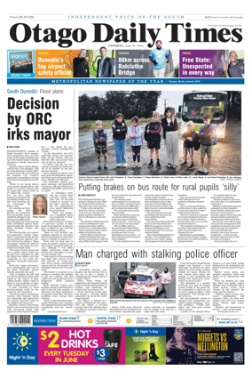 Cover of Otago Daily Times