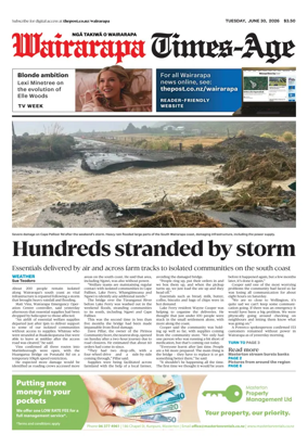 Cover of Wairarapa Times-Age (NZ)