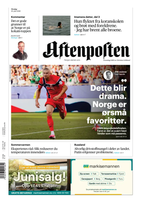 Cover of Aftenposten