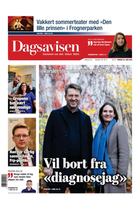 Cover of Dagsavisen