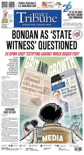 Cover of Daily Tribune (Philippines)