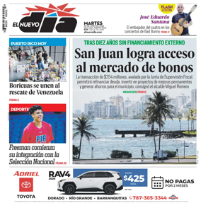 Cover of El Nuevo Dia