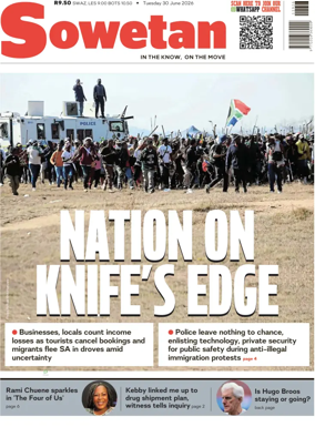 Cover of Sowetan
