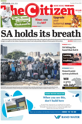 Cover of The Citizen (Gauteng)