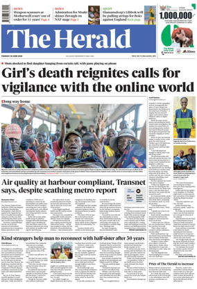 Cover of The Herald (South Africa)