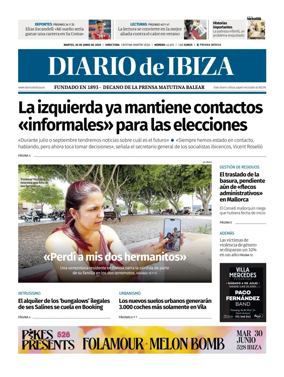 Cover of Diario de Ibiza