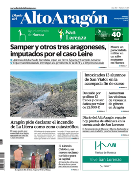 Cover of Diario del Alto Aragon