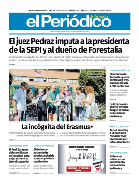 Cover of El Periodico Aragon