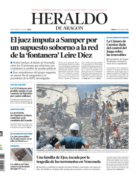 Cover of Heraldo de Aragon