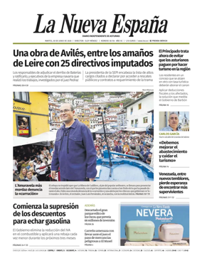 Cover of La Nueva Espana (Occidente)