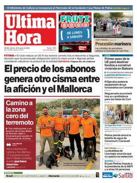 Cover of Ultima Hora