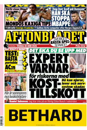 Cover of Aftonbladet