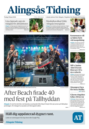 Cover of Alingsas Tidning