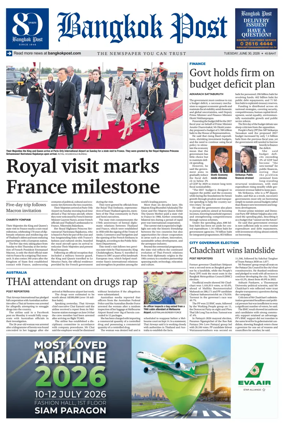Cover of Bangkok Post