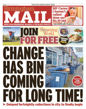 Cover of Birmingham Mail