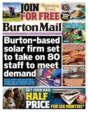 Cover of Burton Mail