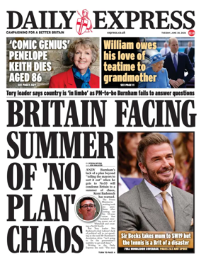 Cover of Daily Express