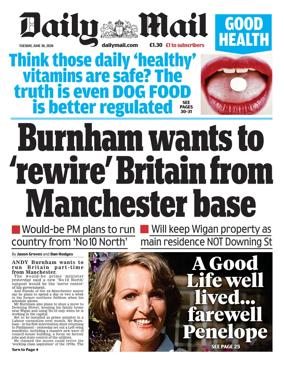 Cover of Daily Mail