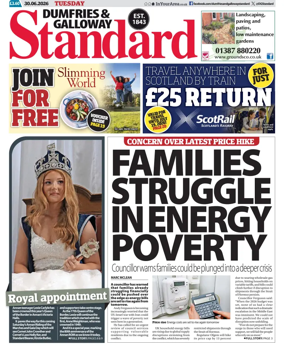 Cover of Dumfries & Galloway Standard