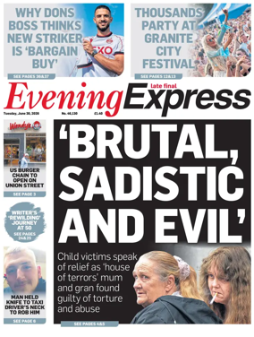 Cover of Evening Express