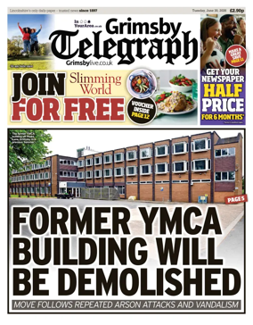 Cover of Grimsby Telegraph